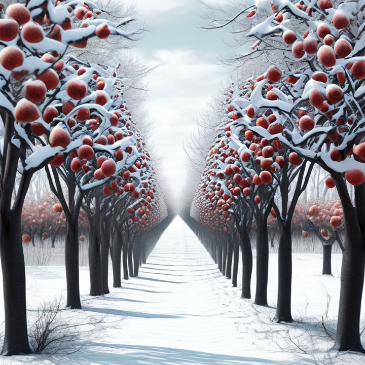 Apple orchard generated without thinking